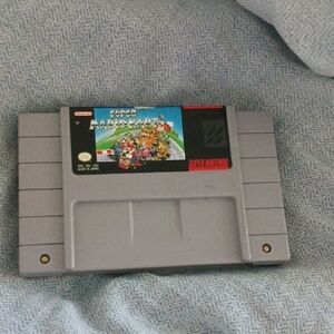 Nintendo Super Mario Kart Gray Cartridge